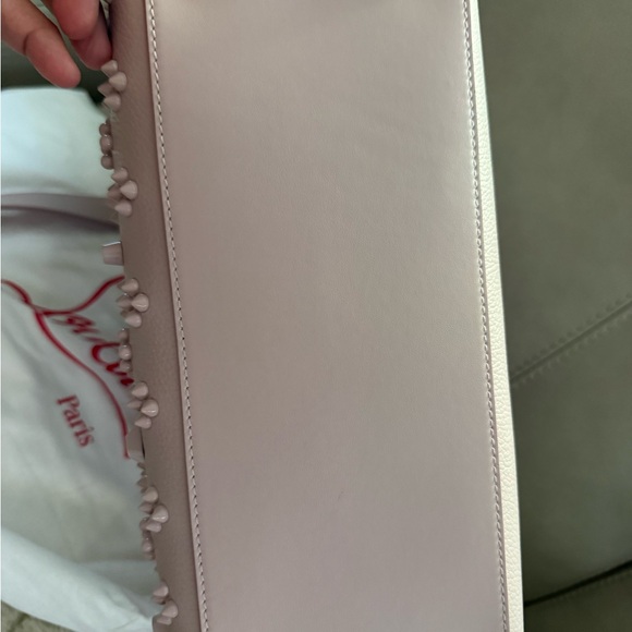 Christian Louboutin Blush Pink Studded Satchel - Picture 6 of 15